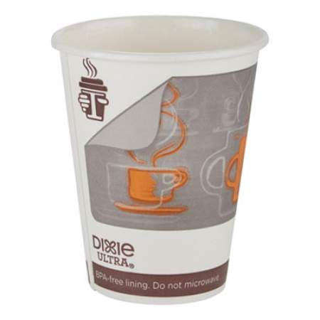Georgia Pacific Professional Dixie Ultra Insulair Paper Hot Cup, 12 oz, Coffee, 50 Cups/Sleeve, 20 Sleeves/CT (6342AR)