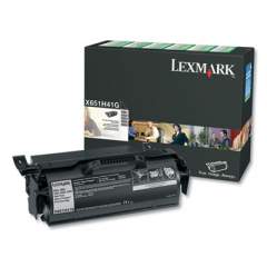 Lexmark X651H41G Return Program High-Yield Toner, 25,000 Page-Yield, Black