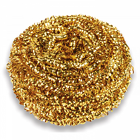 Brass Scrubber, 50 g, Gold, 72/Carton (L180598)
