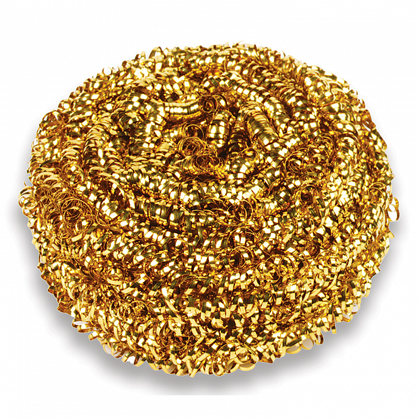 Brass Scrubber, 50 g, Gold, 72/Carton (L180598)
