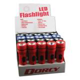 DORCY LED Utility Flashlight, 1 D Battery (Sold Separately), Assorted (416487)