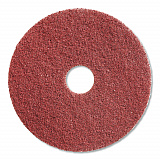 High-Traffic Twister Floor Pad, 20" Diameter, Red, 2/Carton (DD7523650)