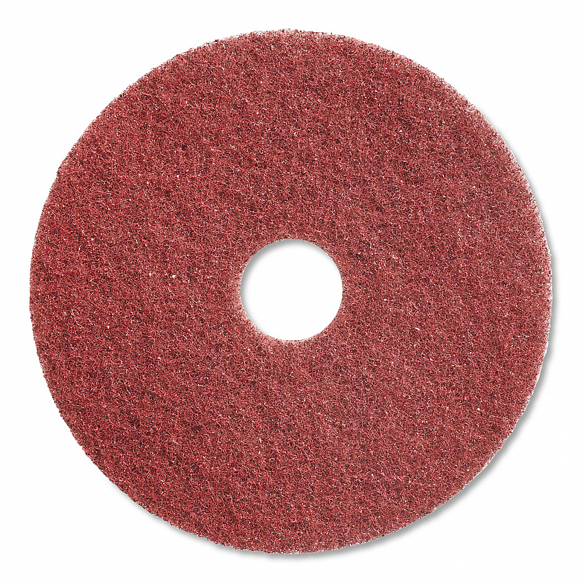 Twister Floor Pad, 17" Diameter, Red, 2/Carton (DD5867738)
