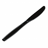 Plastic Cutlery, Heavyweight Knife, Black, 1,000/Carton (KH517)