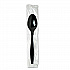 Individually Wrapped Heavyweight Spoon, Plastic, Black, 1,000/Carton (TH53C7)