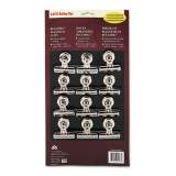 X-ACTO Bulldog Magnetic Clips, 0.5", Nickel-Plated, 12/Box (2027)