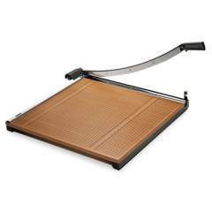 X-ACTO Square Commercial Grade Wood Base Guillotine Trimmer, 20 Sheets, 24" Cut Length, 24 x 24 (26624)