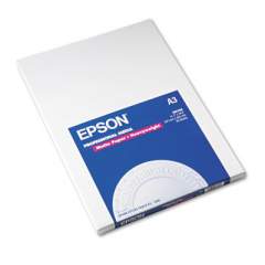 Epson Premium Matte Presentation Paper, 9 mil, 11.75 x 16.5, Bright White, 50/Pack (S041260)