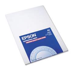 Epson Premium Photo Paper, 10.4 mil, 11.75 x 16.5, High-Gloss White, 20/Pack (S041288)