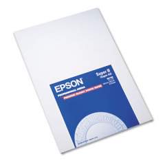 Epson Premium Photo Paper, 10.4 mil, 13 x 19, High-Gloss White, 20/Pack (S041289)