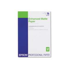 Epson Ultra Premium Matte Presentation Paper, 10 mil, 11.75 x 16.5, White, 50/Pack (S041343)