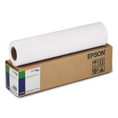 Epson Singleweight Matte Paper, 2" Core, 5 mil, 17" x 131 ft, Matte White (S041746)