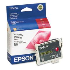 Epson T054720 (54) Ink, 400 Page-Yield, Red