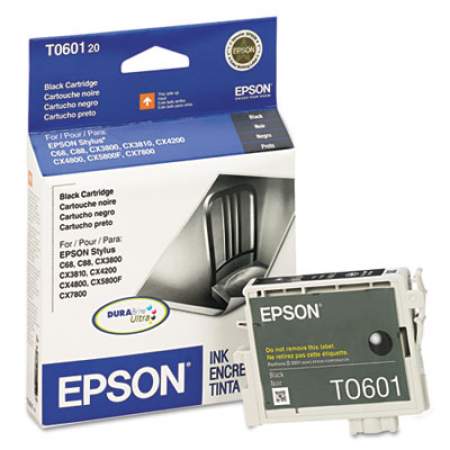 Epson T060120-S (60) DURABrite Ink, 450 Page-Yield, Black