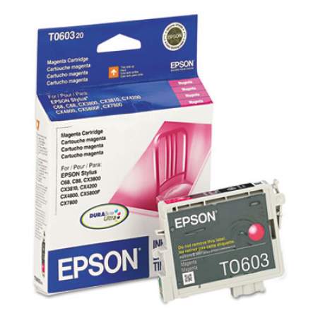 Epson T060320-S (60) DURABrite Ink, 450 Page-Yield, Magenta