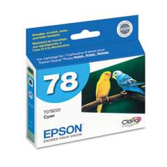 Epson T078220-S (78) Claria Ink, 430 Page-Yield, Cyan
