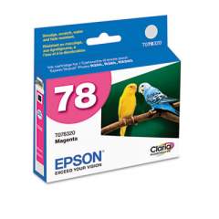 Epson T078320-S (78) Claria Ink, 430 Page-Yield, Magenta