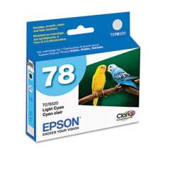 Epson T078520-S (78) Claria Ink, 430 Page-Yield, Light Cyan
