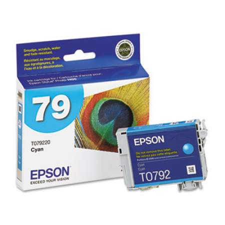 Epson T079220 (79) Claria High-Yield Ink, 810 Page-Yield, Cyan