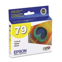Epson T079420 (79) Claria High-Yield Ink, 810 Page-Yield, Yellow