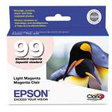Epson T099620-S (99) Claria Ink, 450 Page-Yield, Light Magenta