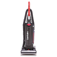FORCE QuietClean Upright Vacuum SC5713D, 13" Cleaning Path, Black (SC5713D)