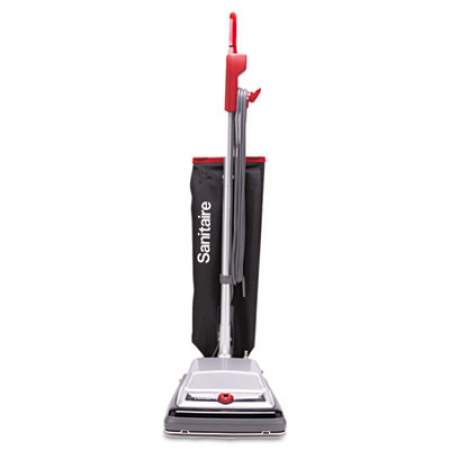 Sanitaire TRADITION QuietClean Upright Vacuum SC889A, 12" Cleaning Path, Gray/Red/Black (SC889B)