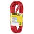 Fellowes Indoor/Outdoor Heavy-Duty 3-Prong Plug Extension Cord, 1-Outlet, 25ft, Orange (99597)