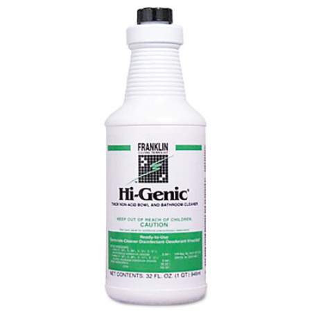 Franklin Cleaning Technology HI-GENIC NON-ACID BOWL AND BATHROOM CLEANER, 32 OZ BOTTLE (F270012)