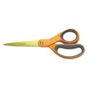 Fiskars Premier Classic Scissors, 8" Long, Orange Straight Handle (1424401002)