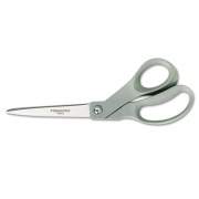 Fiskars Contoured Performance Scissors, 8" Long, 3.5" Cut Length, Gray Offset Handle (01004250J)