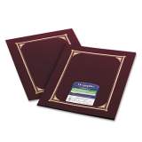 Geographics Certificate/Document Cover, 12 1/2 x 9 3/4, Burgundy, 6/Pack (45333)