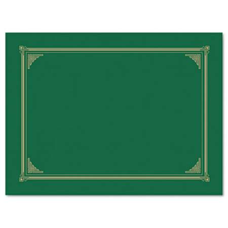 Geographics Certificate/Document Cover, 12 1/2 x 9 3/4, Green, 6/Pack (47399)
