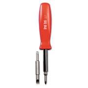 Great Neck 4 in-1 Screwdriver w/Interchangeable Phillips/Standard Bits, Assorted Colors (SD4BC)