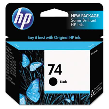 HP 74, (CB335WN) Black Original Ink Cartridge