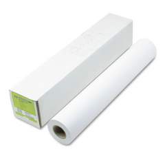 HP DesignJet Inkjet Large Format Paper, 4.9 mil, 24" x 150 ft, Coated White (Q1404B)