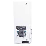 HOSPECO Dual Sanitary Napkin/Tampon Dispenser, Coin, 11 1/8 x 7 5/8 x 26 3/8, White (125)