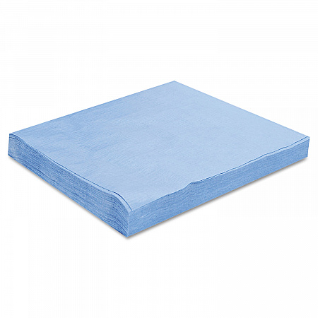 DuPont Sontara EC Engineered Cloths, 12 x 12, Blue, 100/Pack, 10 Packs/Carton (PR811)