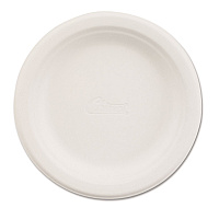 Paper Dinnerware, Plate, 6" dia, White, 125/Pack (21225PK)
