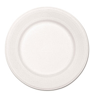 Paper Dinnerware, Plate, 10.5" dia, White, 500/Carton (21217)