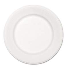 Chinet Paper Dinnerware, Plate, 10.5" dia, White, 500/Carton (21217)