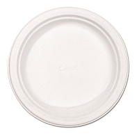 Paper Dinnerware, Plate, 8.75" dia, White, 500/Carton (21227)