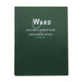 Ward Lesson Plan Book, Daily/Weekly, Two-Page Spread (Eight Classes), 11 x 8.5, Green Cover (18)