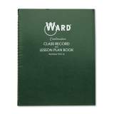 Ward Combination Record/Plan Book, 9-10 Week Term: 2-Page Spread (38 Students), 2-Page Spread (6 Classes), 11 x 8.5, Green Cover (91016)