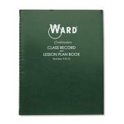 Ward Combination Record/Plan Book, 9-10 Week Term: 2-Page Spread (38 Students), 2-Page Spread (6 Classes), 11 x 8.5, Green Cover (91016)