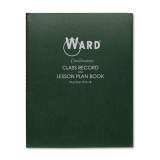 Ward Combination Record/Plan Book, 9-10 Week Term: 2-Page Spread (38 Students), 2-Page Spread (8 Classes), 11 x 8.5, Green Cover (91018)