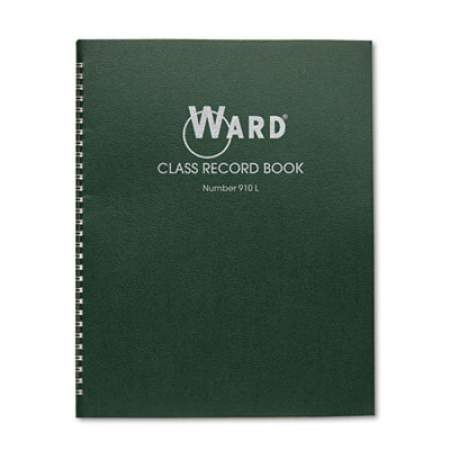 Ward Class Record Book, Nine to 10 Week Term: Two-Page Spread (38 Students), 11 x 8.5, Green Cover (910L)