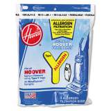 Hoover Commercial Disposable Allergen Filtration Bags For Commercial WindTunnel Vacuum, 3/Pack (4010100Y)