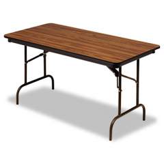Iceberg OfficeWorks Commercial Wood-Laminate Folding Table, Rectangular Top, 60 x 30 x 29, Oak (55215)