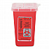 1-Quart Sharps Container, Plastic, Red (7350)
